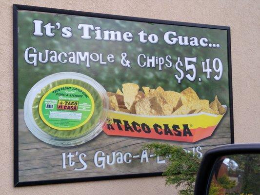 New guacamole and chips!