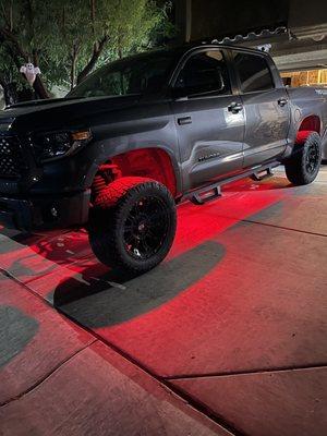 2020 Toyota Tundra crew cab rock lights