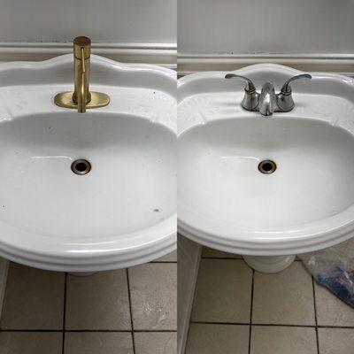 Faucet installation - $120 

1 hours