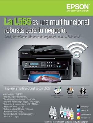 Epson L555 with original ink system