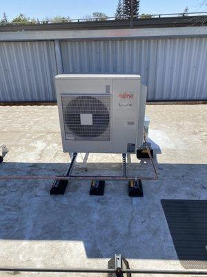 Office ductless roof top mounted