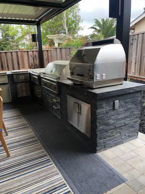 Custom outdoor kitchen