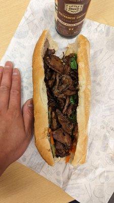 Lemongrass grilled pork banh mi