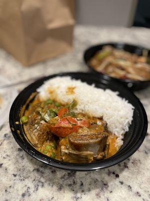 short rib curry ($16 to go) - seasoned to perfection with depth of flavor and fall-off-the-bone meat