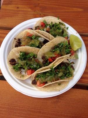 Carne asada tacos