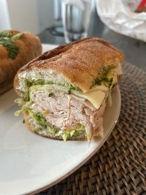 Turkey Pesto Sandwich