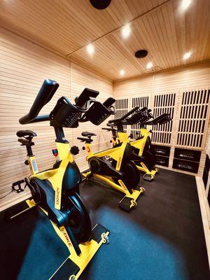 Hot Cycle offered ranging from 15 min - 45 min workouts