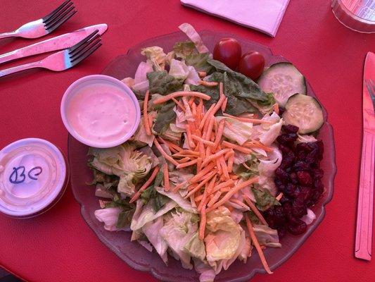 Side Salad with Blue Cheese