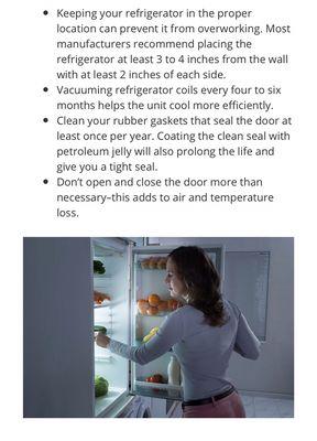 Helpful tips by: Gator appliance repair. www.gatorappliance.com