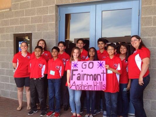 Fairmont Private School Anaheim Hills representing in Academic Pentathlon 2014