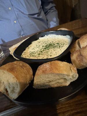 Bread and Alfredo