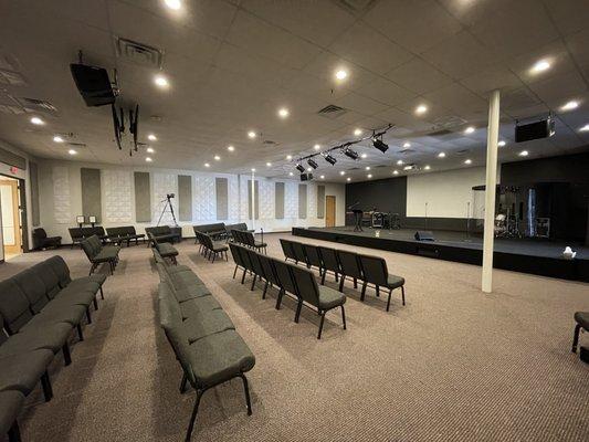 Church specialized acoustic treatment.