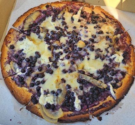 Blueberry Ricotta Pizza