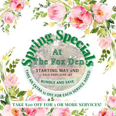 Spring Special!