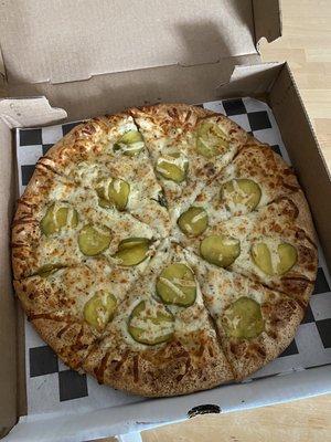 Possibly Hurricane Pizza's 1st pickle pizza??