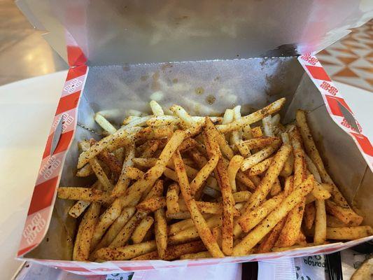 Seasoned fries were.... O.K.