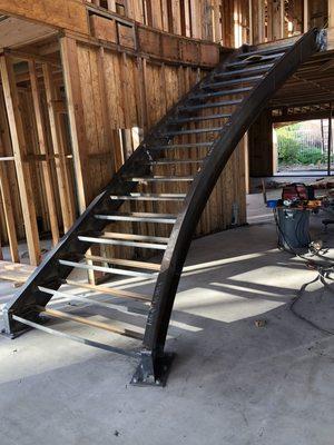 C channel staircase custom