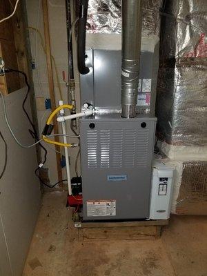 3-ton main level Furnace-AC system replacement. Completed installation.