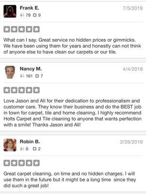 How our customers feel about our services