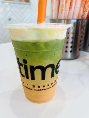 New matcha Thai tea