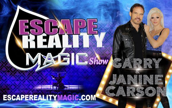 Escape Reality Magic Show With Garry & Janine Carson! Voted Best Magic Show In Las Vegas & Best Magic Show & Dinner Show In Branson Missouri