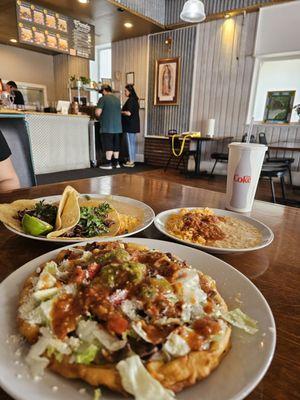 Sopita plate and taco plate  cravable!