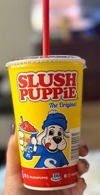 Watermelon Slush Puppie!!!!! I Haven't had one of these since i was a kid!!! So fuking delicious!! :D