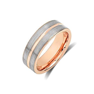 Luxury Bands LA New Design Tunsten Wedding Bands.