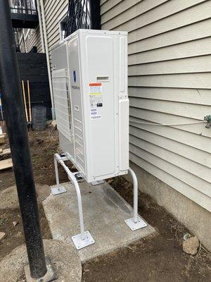 New Install of a Ductless Heat-Pump System.(Outdoor Condenser).