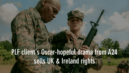 PLF client's Oscar-hopeful drama from A24 sells UK & Ireland rights. Read more at creativelaw.com