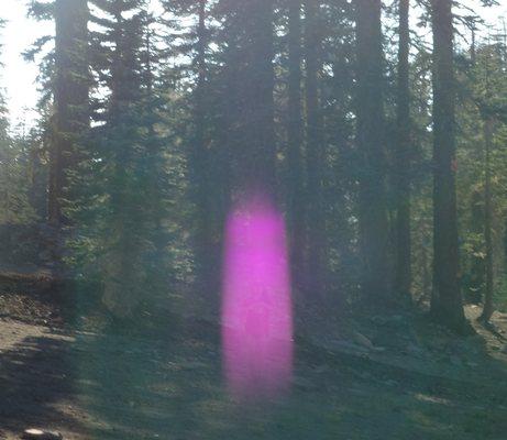 The violet ray on Mt Shasta