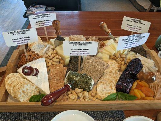 Charcuterie with wine pairings