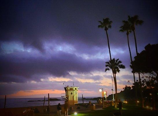 View from patio