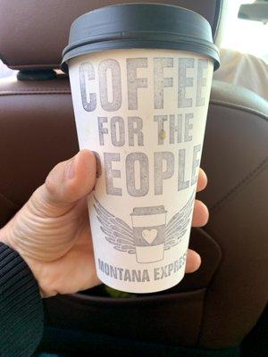 Their coffee cup... LOVE IT!