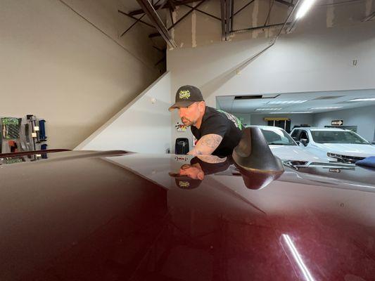 Paintless Dent Removal in Loveland, Colorado by KCL Creations Professional Paintless Dent Removal.