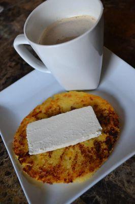 Sweet Corn Arepas with Cheese  Arepas de Chocolo con queso paisa