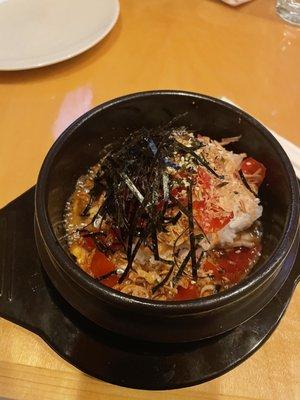 Salmon donburi