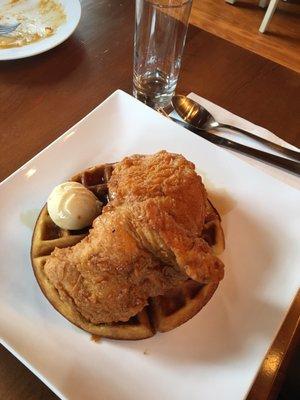 Chicken and waffles