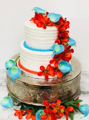 Custom two tier cake