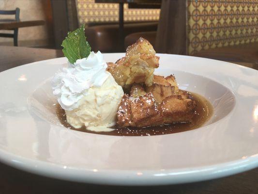 Bourbon Glazed Bread Pudding