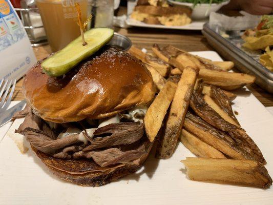 The Weck Dip (roast beef au jus)