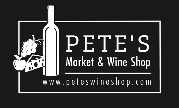 Pete's Supermarket and Wine Shop new logo. Remodeled 2020.