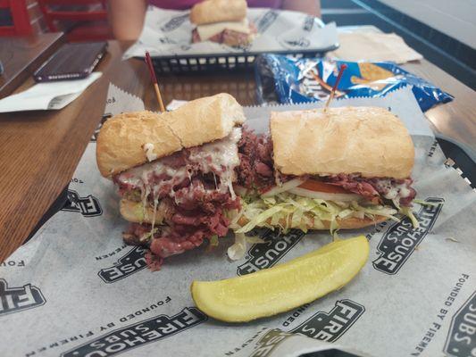 Double Pastrami Medium Sub