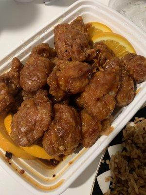 Orange chicken