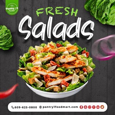 Pantry 1 Deli Fresh Salads
 Order Now  https://www.pantry1foodmart.com/menu
 .
 .
 #chefsalad #salad #salads #coleslaw #greensalad