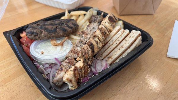 SOUVLAKI PLATE with all meats