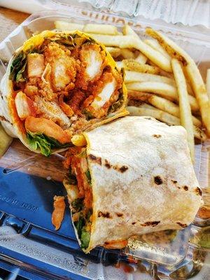 buffalo chicken wrap to-go