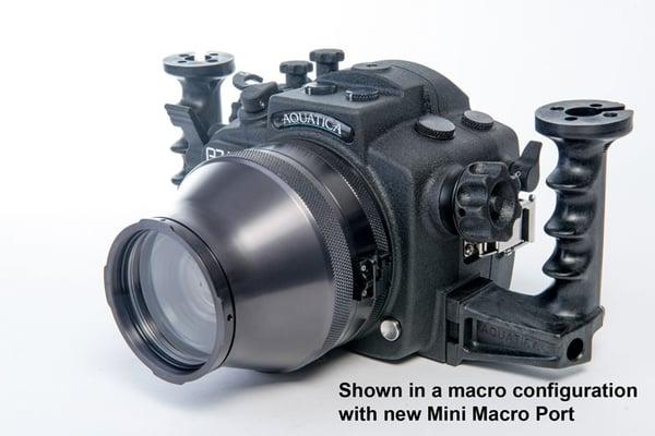 Aquatica A7r II housing with macro port