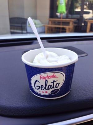 Free coconut gelato