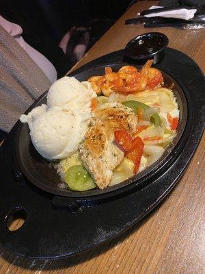 Sizzling Chicken & Shrimp